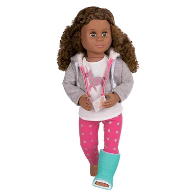 Our Generation Get Well Soon With Cast Outfit For 18" Dolls 1 Our Generation Get Well Soon With Cast Outfit For 18" Dolls