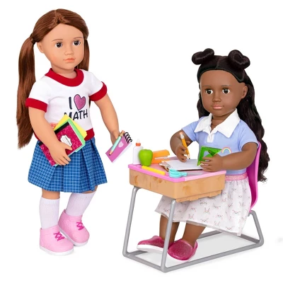 Our Generation Flying Colors School Desk & Supplies Accessory Set For 18" Dolls 2 Our Generation Flying Colors School Desk & Supplies Accessory Set For 18" Dolls - Image 2