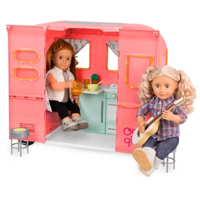 Our Generation RV Seeing You Camper For 18" Dolls - Pink 1 Our Generation RV Seeing You Camper For 18" Dolls - Pink