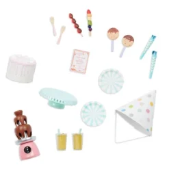 Our Generation Party Time Birthday Sweets Table Accessory Set For 18" Dolls -Our Generation GUEST e4c464d5 a780 47ad 8e4c d59863c90e95