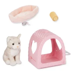 Our Generation Purrfect Retreat Pink Cat House Tree Condo With Bed, Pet Plush Kitten & Accessories For 18" Dolls: 11-Piece Play Set -Our Generation GUEST e62fb08a c2d5 4889 95f4 8a93b57603b5