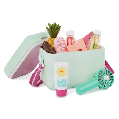 Our Generation Sunny And Cool Patio Set Dollhouse Accessories And Furniture For 18" Dolls: 17 Pieces, Beach Theme. 6 Our Generation Sunny And Cool Patio Set Dollhouse Accessories And Furniture For 18" Dolls: 17 Pieces, Beach Theme. - Image 6