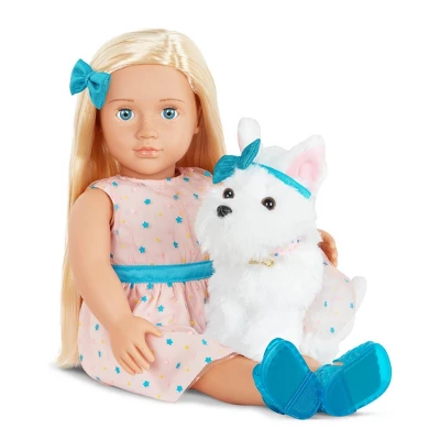 Our Generation Cadence & Cookie 18" Matching Doll & Pet Set 2 Our Generation Cadence & Cookie 18" Matching Doll & Pet Set - Image 2