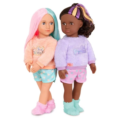 Our Generation Lumi & Isabel 2 Best Friends 18" Slumber Party Dolls 1 Our Generation Lumi & Isabel 2 Best Friends 18" Slumber Party Dolls