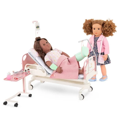 Our Generation Adjustable Hospital Bed & Doctor Set For 18" Dolls - Get Well Bed 4 Our Generation Adjustable Hospital Bed & Doctor Set For 18" Dolls - Get Well Bed - Image 4
