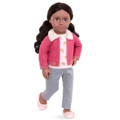 Our Generation 18" Posable Travel Doll With Storybook - Aryal 9 Our Generation 18" Posable Travel Doll With Storybook - Aryal -Our Generation GUEST f67b74bd 8848 495c ac8e 1b77d2e9991c