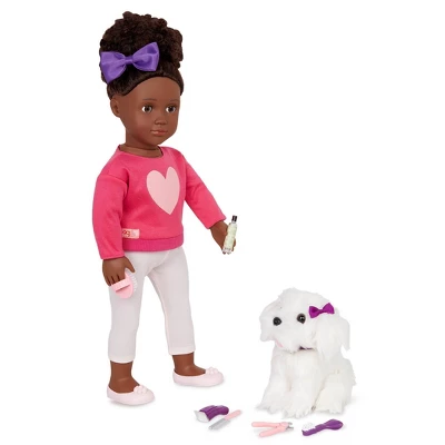 Our Generation Choyce & Jewel 18" Doll & Pet Grooming Set 1 Our Generation Choyce & Jewel 18" Doll & Pet Grooming Set