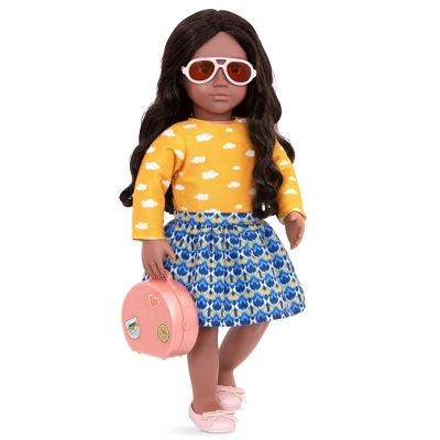 Our Generation 18" Posable Travel Doll With Storybook - Aryal 2 Our Generation 18" Posable Travel Doll With Storybook - Aryal - Image 2