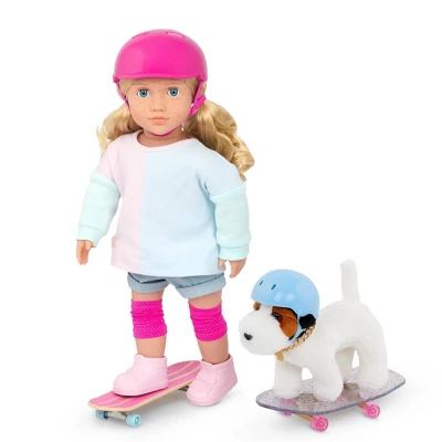 Our Generation Pro Skater Pup Posable 6" Pet Accessory Set 2 Our Generation Pro Skater Pup Posable 6" Pet Accessory Set - Image 2